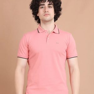 cotton regular fit solid half sleeves men's v neck t shirt maroon ( pack of 1 )